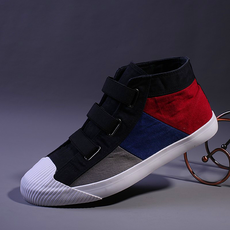 Retro Men retro High Colors Top Causal New Slip On Loafers Joggers Sneakers Male Trainers Shoes