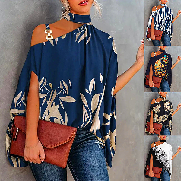 Women Tunic Doll Sleeve Printed  women Shirt tunic