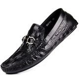 Men shoes fish pattern beanie men's shoes leather shoes business casual